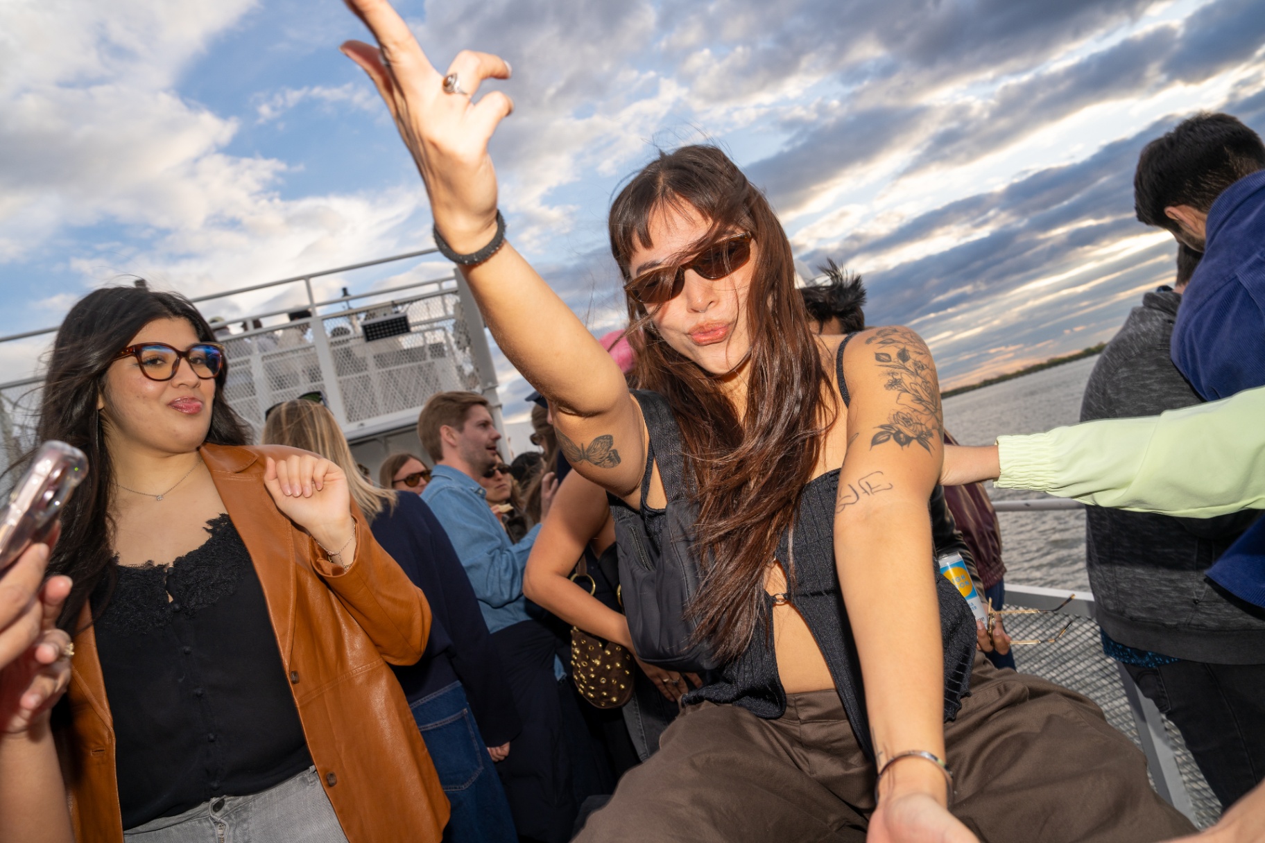 New York booze cruise with the crew